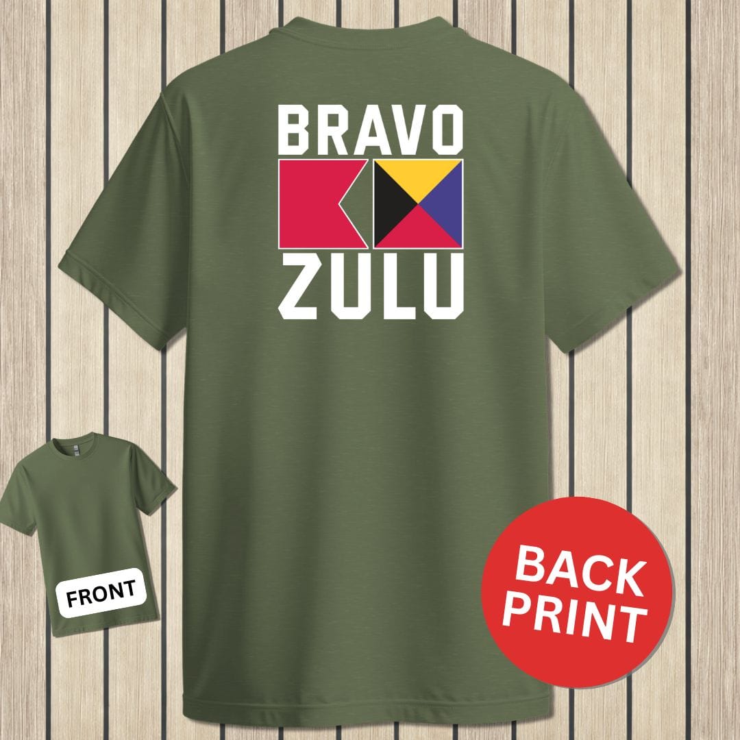 NavyHumor Classic Tee Military Green / S Bravo Zulu