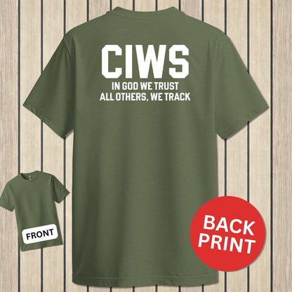 NavyHumor Classic Tee Military Green / S CIWS - In God We Trust