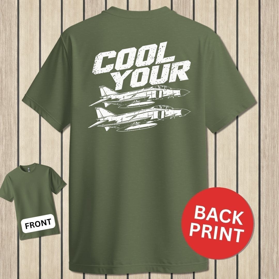 NavyHumor Classic Tee Military Green / S Cool Your Jets