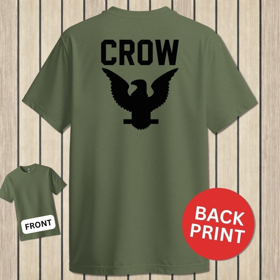 NavyHumor Classic Tee Military Green / S Crow Crow
