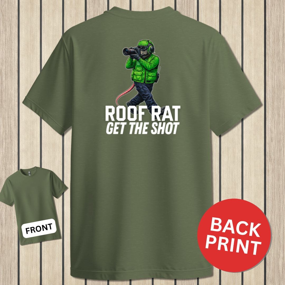 NavyHumor Classic Tee Military Green / S Green Roof Rat - Media