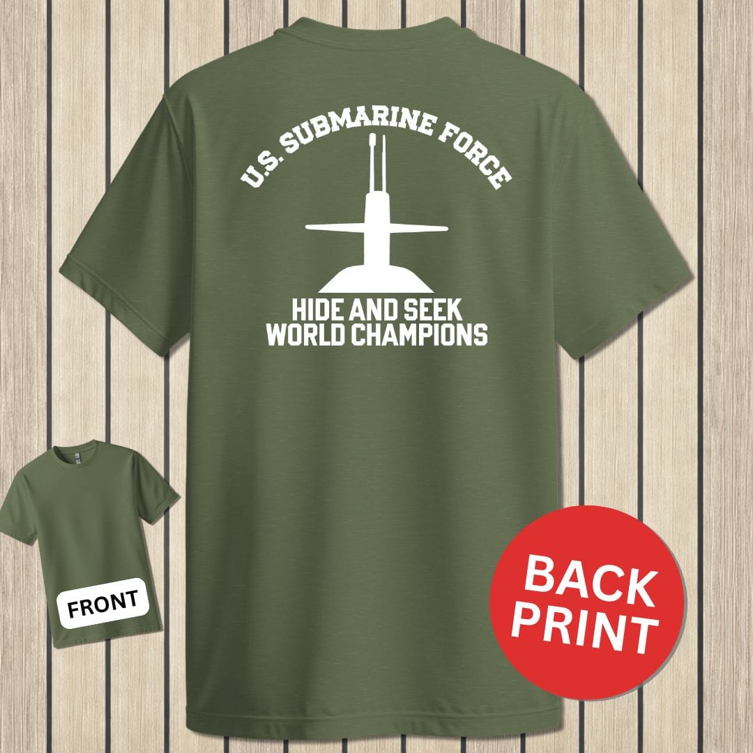 NavyHumor Classic Tee Military Green / S Hide & Seek Champions