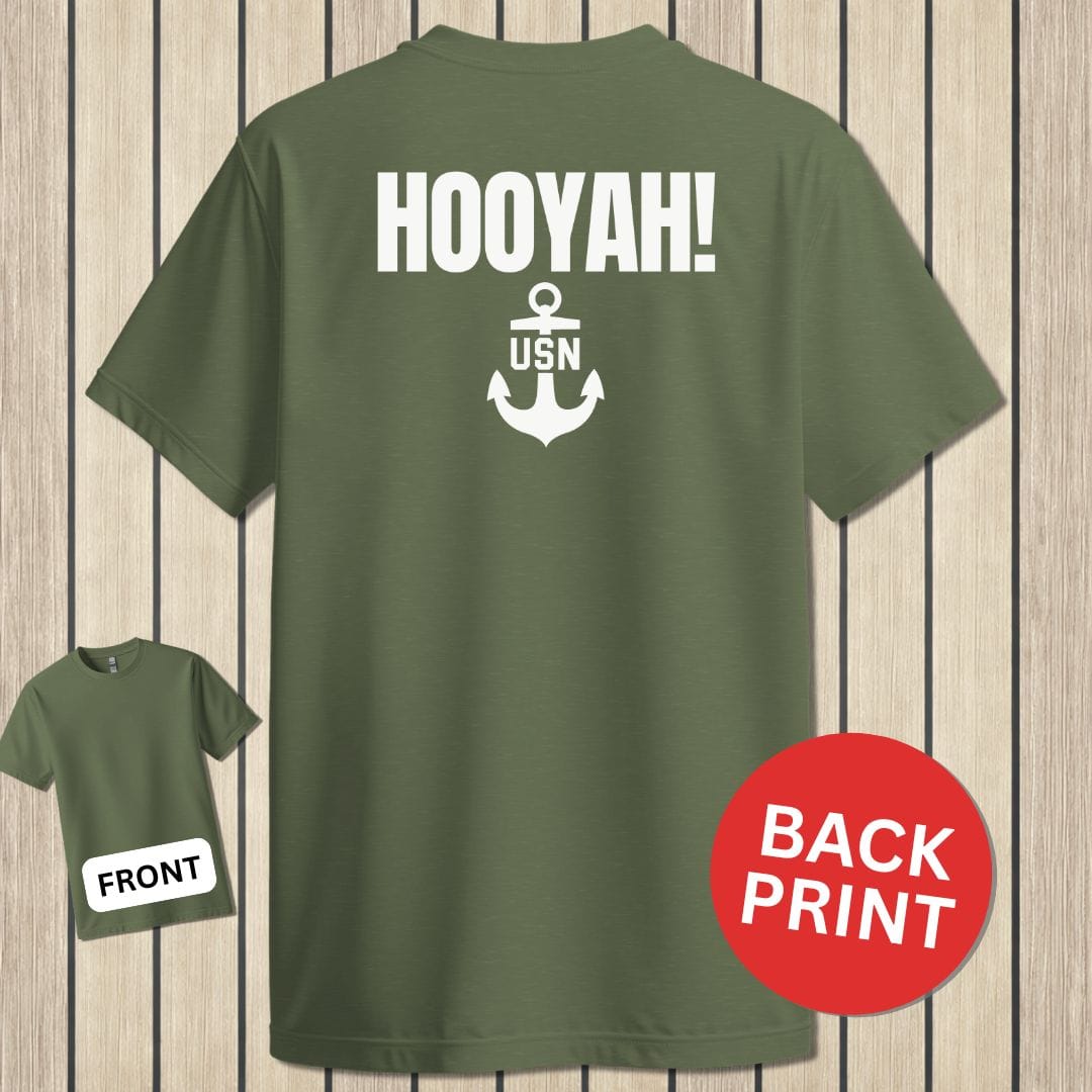 NavyHumor Classic Tee Military Green / S HOOYAH!
