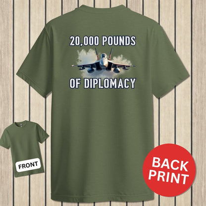NavyHumor Classic Tee Military Green / S Hornet Diplomacy
