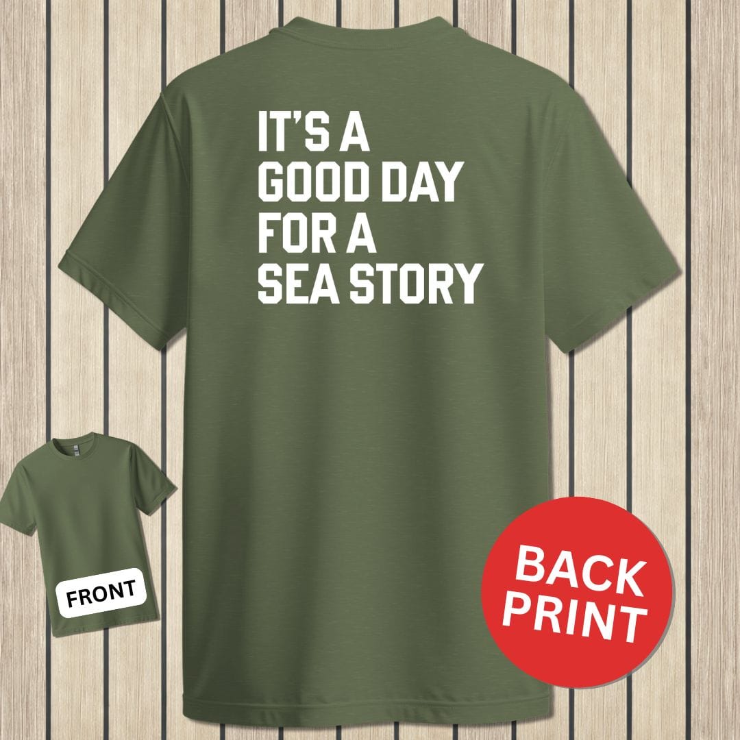NavyHumor Classic Tee Military Green / S It's A Good Day