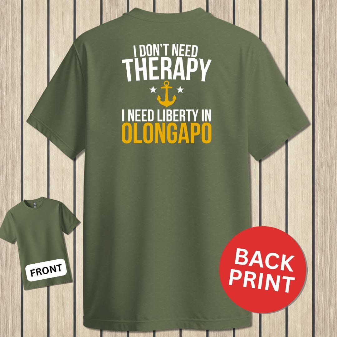 NavyHumor Classic Tee Military Green / S Liberty In Olongapo