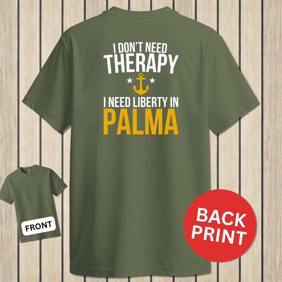 NavyHumor Classic Tee Military Green / S Liberty In Palma
