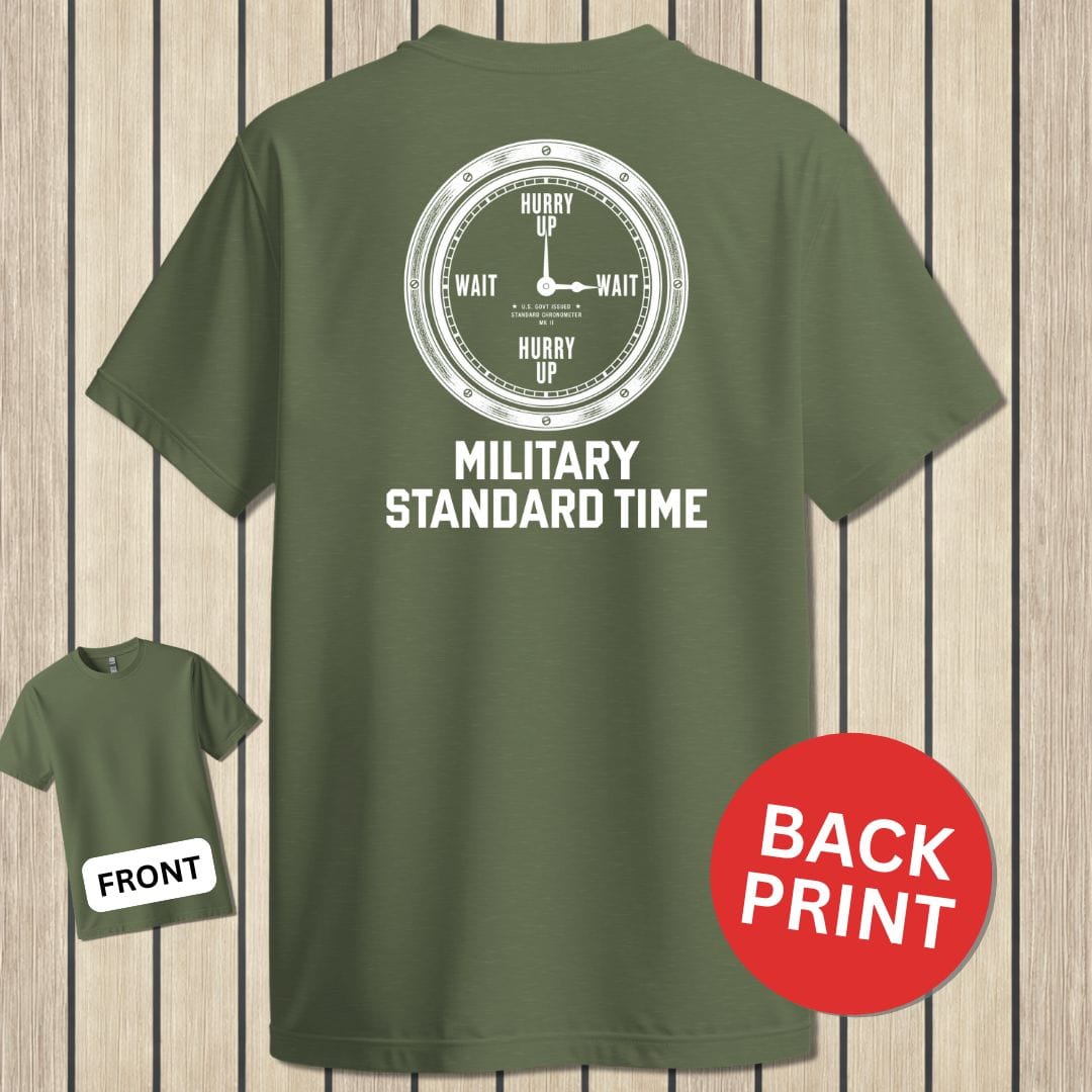 NavyHumor Classic Tee Military Green / S Military Standard Time