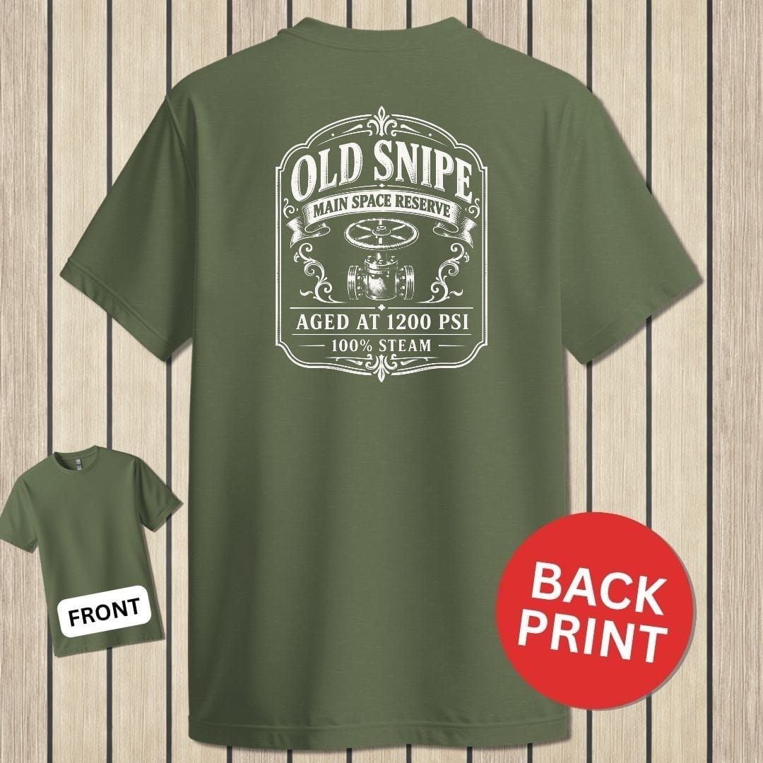 NavyHumor Classic Tee Military Green / S Old Snipe Reserve
