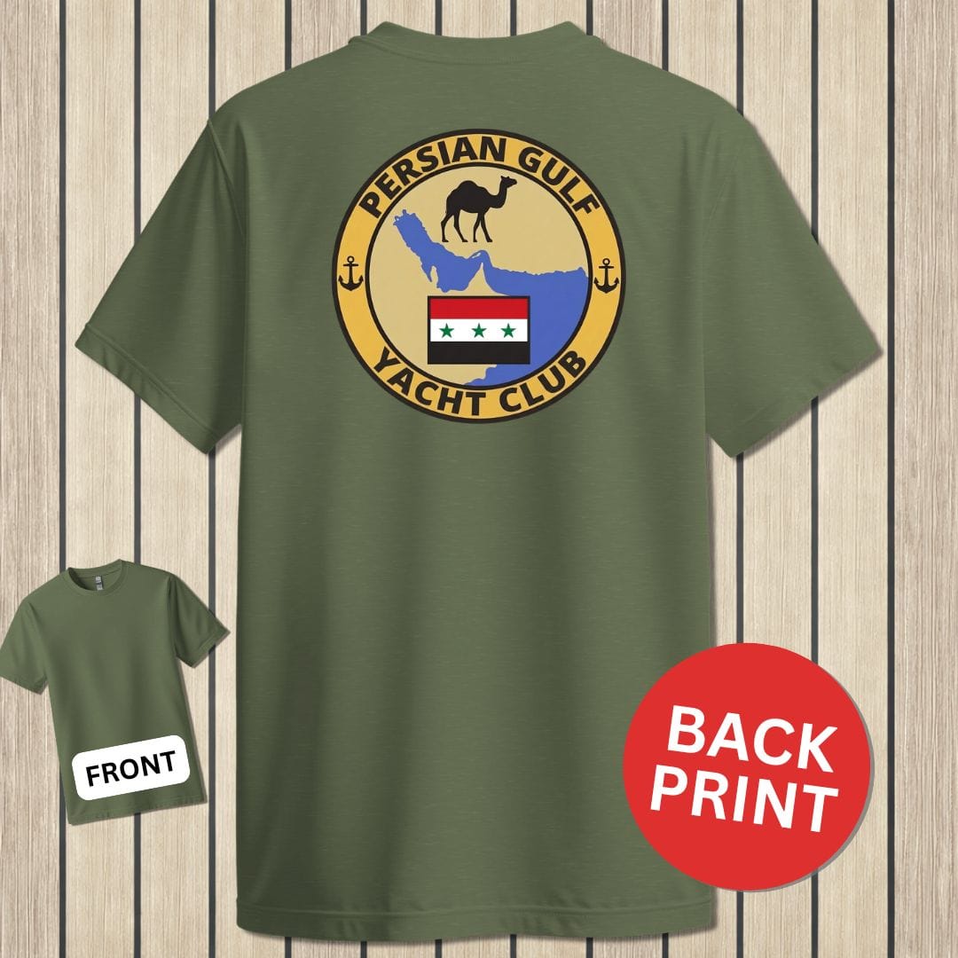 NavyHumor Classic Tee Military Green / S Persian Gulf Yacht Club