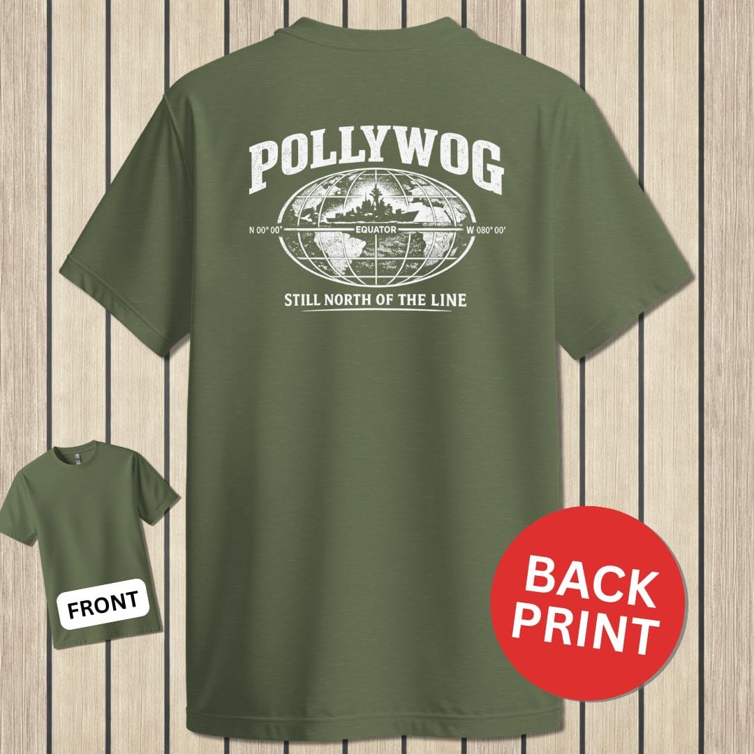 NavyHumor Classic Tee Military Green / S Pollywog