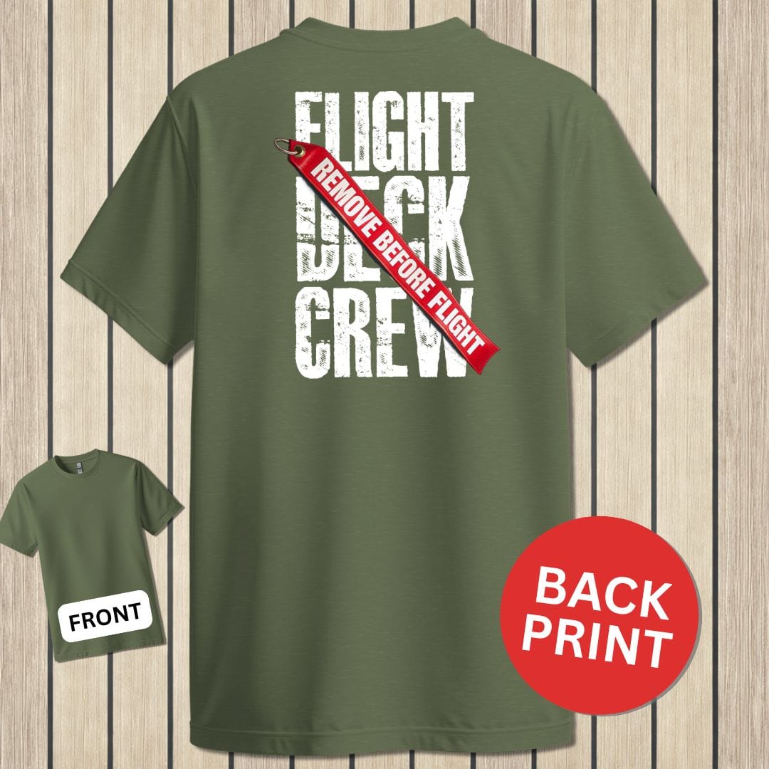 NavyHumor Classic Tee Military Green / S Remove Before Flight