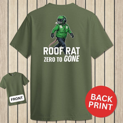 NavyHumor Classic Tee Military Green / S Roof Rat - Green
