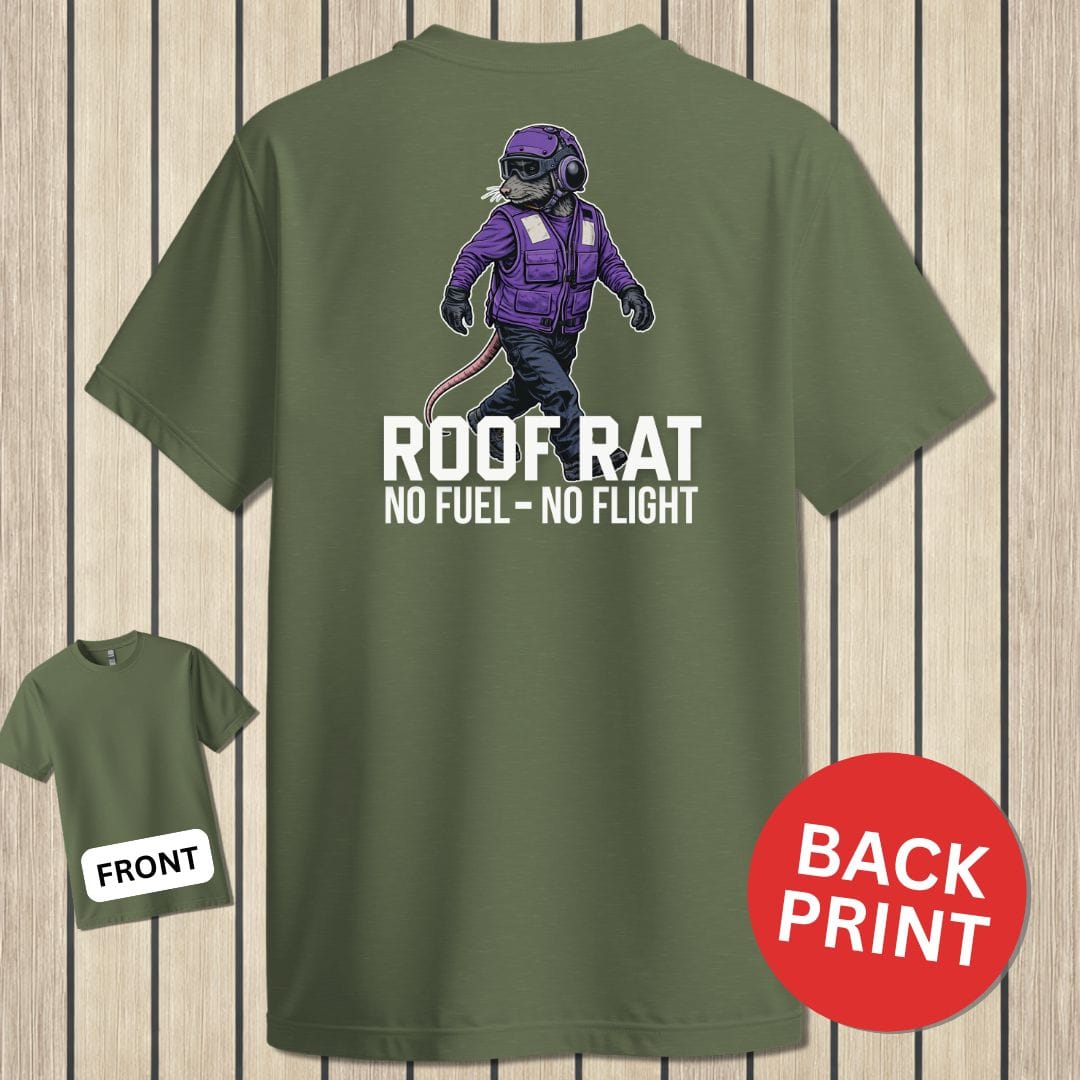 NavyHumor Classic Tee Military Green / S Roof Rat - Purple