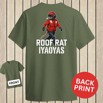 NavyHumor Classic Tee Military Green / S Roof Rat - Red
