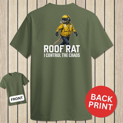 NavyHumor Classic Tee Military Green / S Roof Rat - Yellow