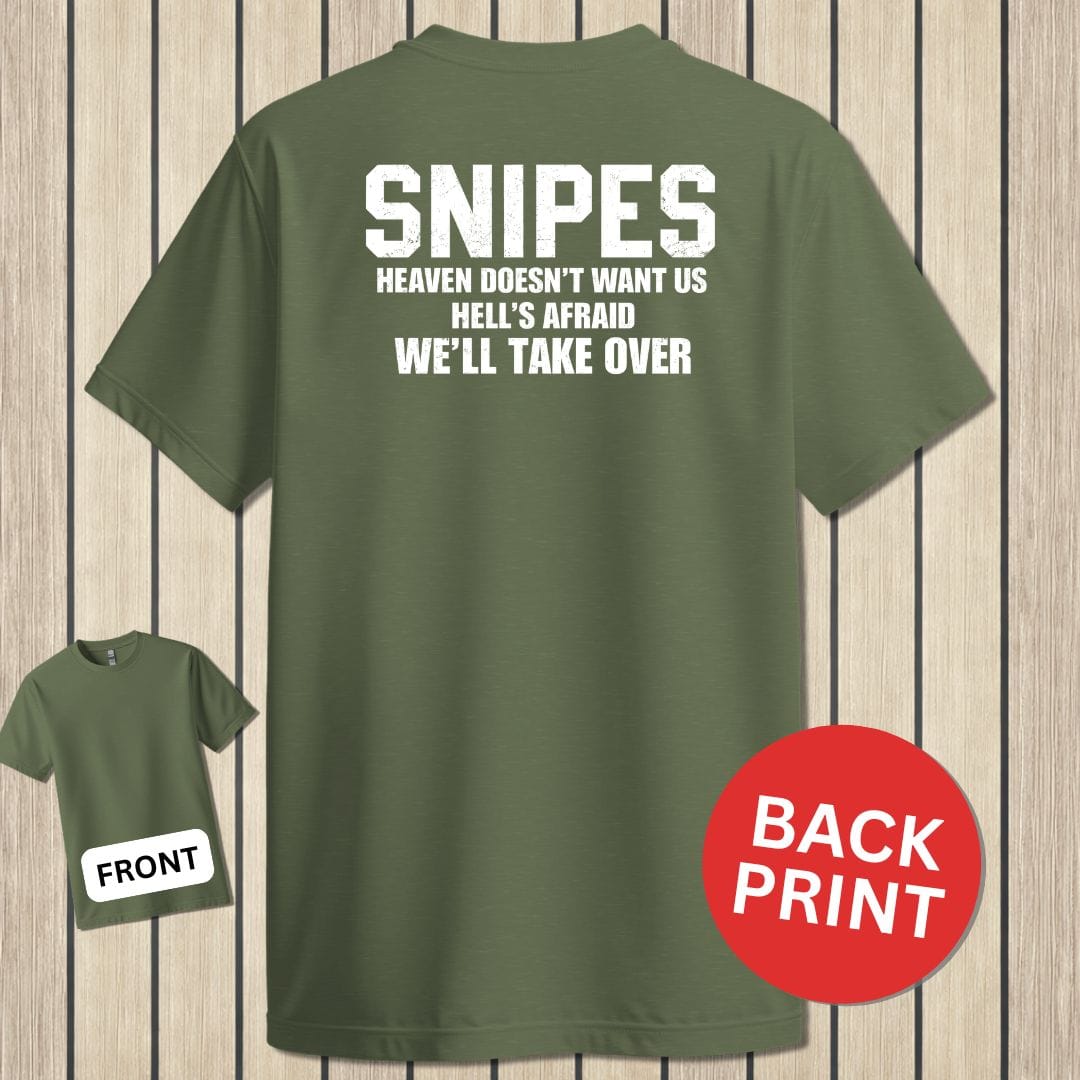 NavyHumor Classic Tee Military Green / S Snipes - Hell's Afraid