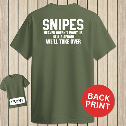 NavyHumor Classic Tee Military Green / S Snipes - Hell's Afraid