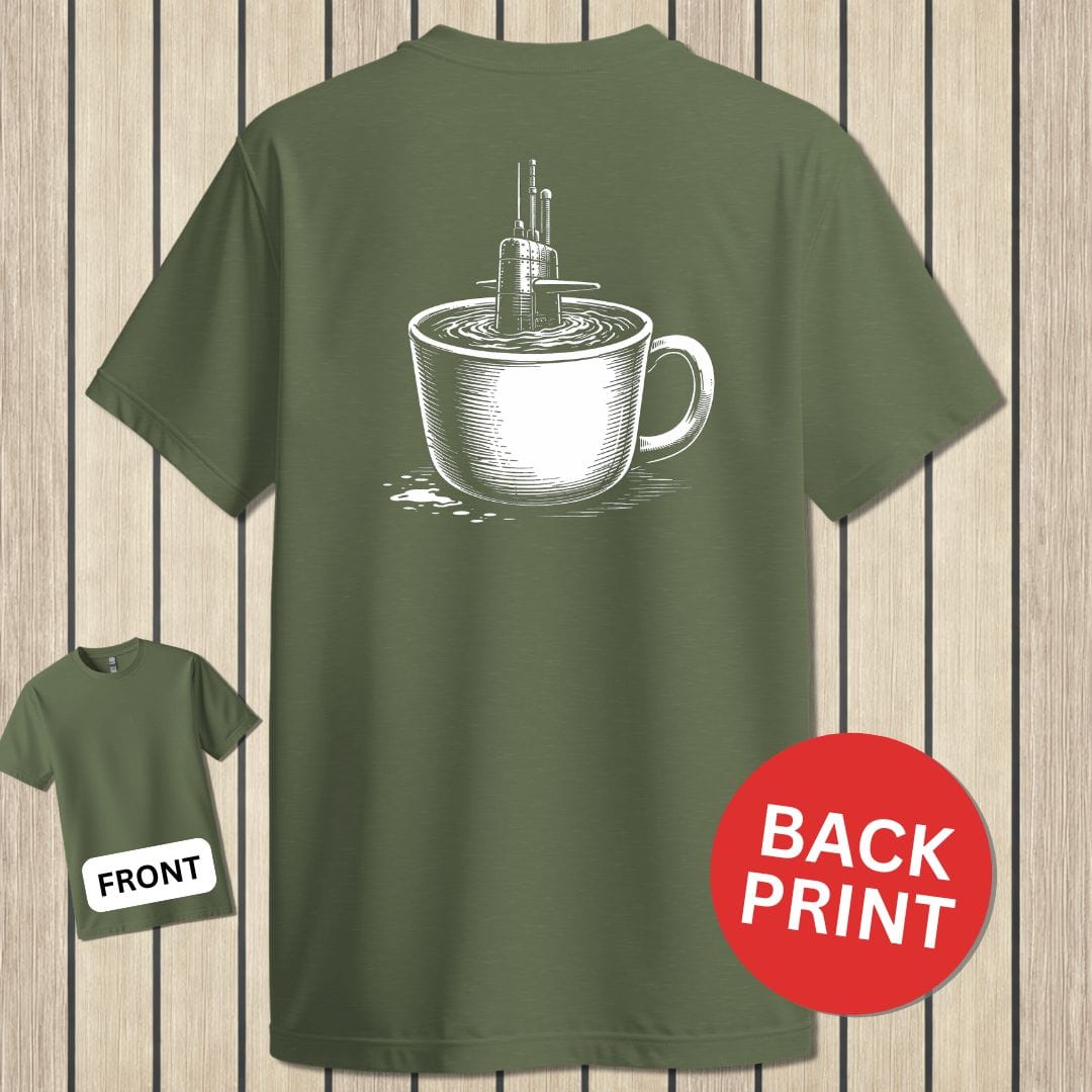 NavyHumor Classic Tee Military Green / S Sub In A Cup