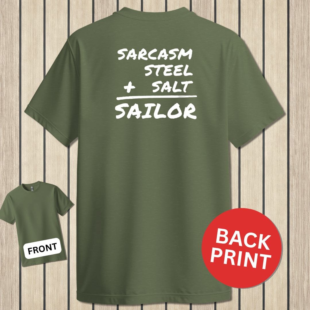 NavyHumor Classic Tee Military Green / S Sum Of A Sailor
