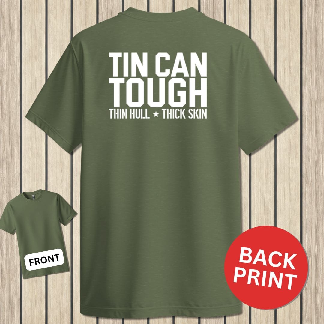 NavyHumor Classic Tee Military Green / S Tin Can Tough