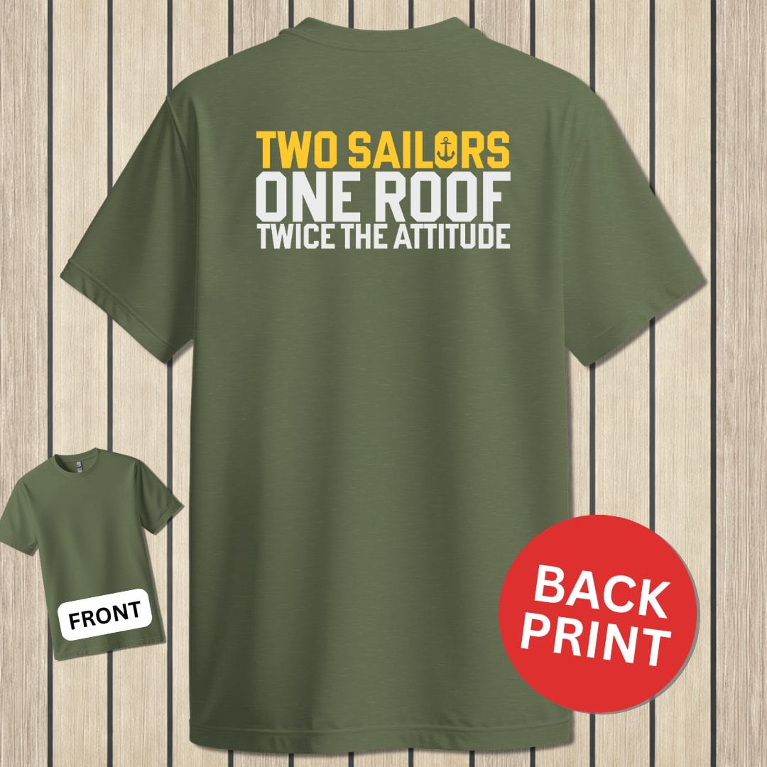 NavyHumor Classic Tee Military Green / S Two Sailors - One Roof