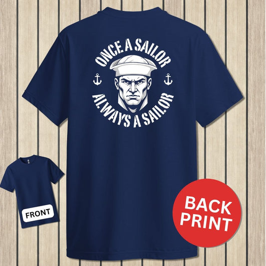 NavyHumor Classic Tee Navy / S Always A Sailor