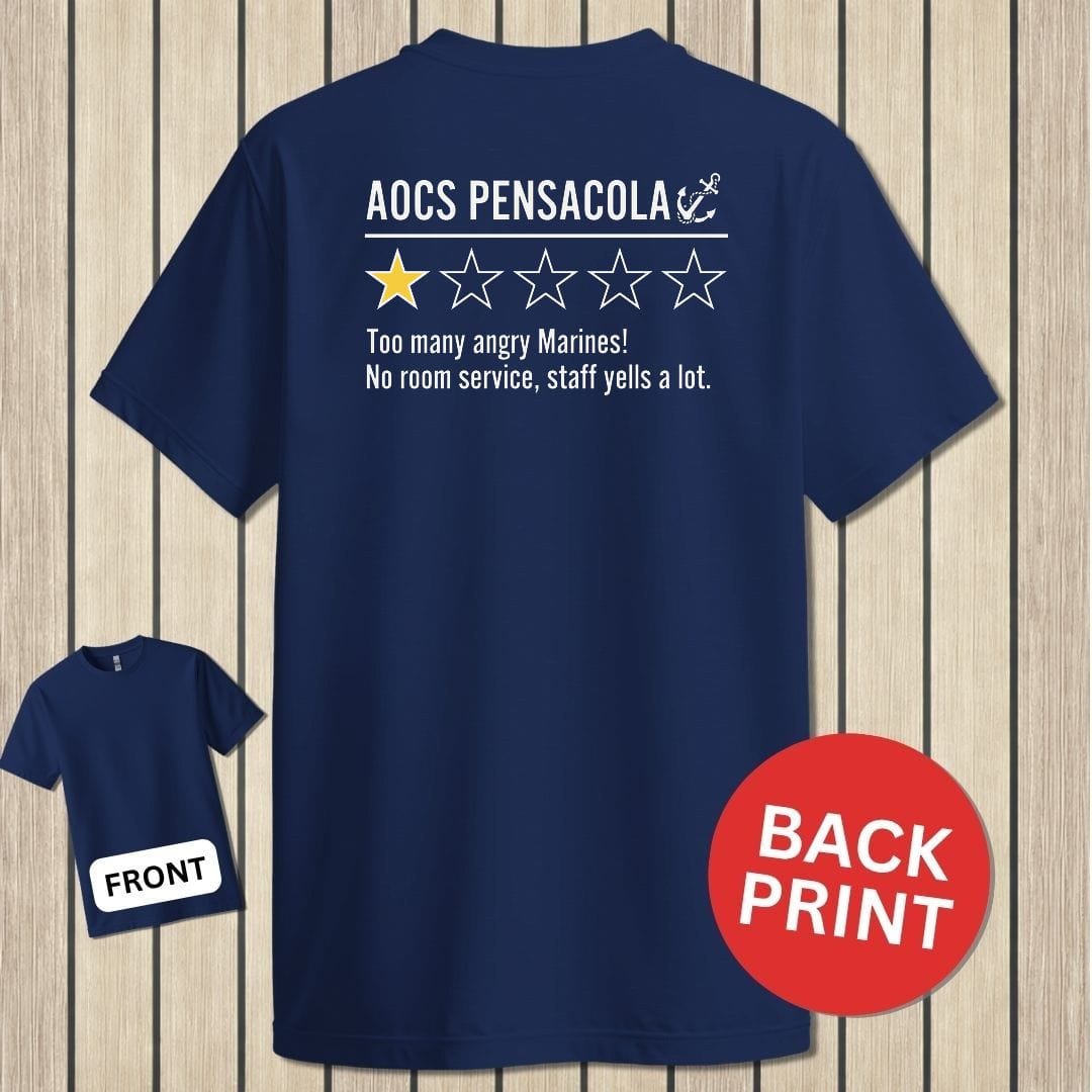 NavyHumor Classic Tee Navy / S AOCS Pensacola Review