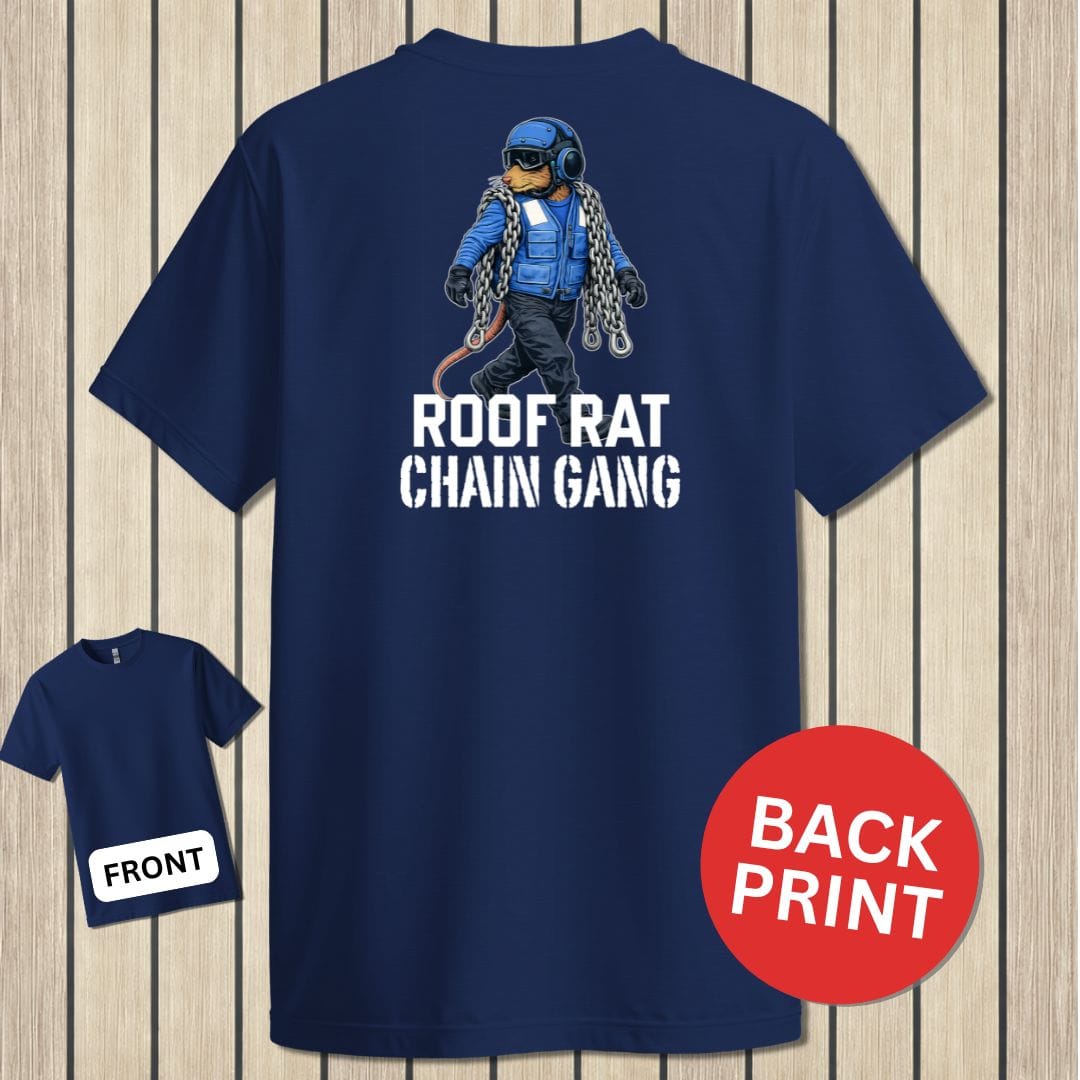 NavyHumor Classic Tee Navy / S Blue Roof Rat - Chain Gang