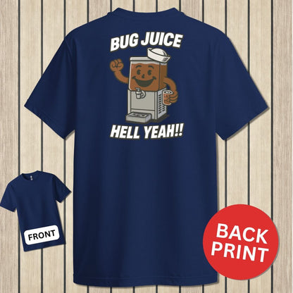 NavyHumor Classic Tee Navy / S Bug Juice - Hell Yeah!