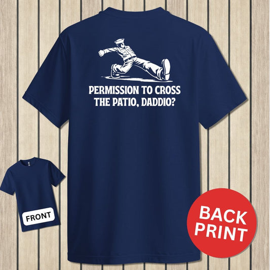 NavyHumor Classic Tee Navy / S Cross the Patio, Daddio