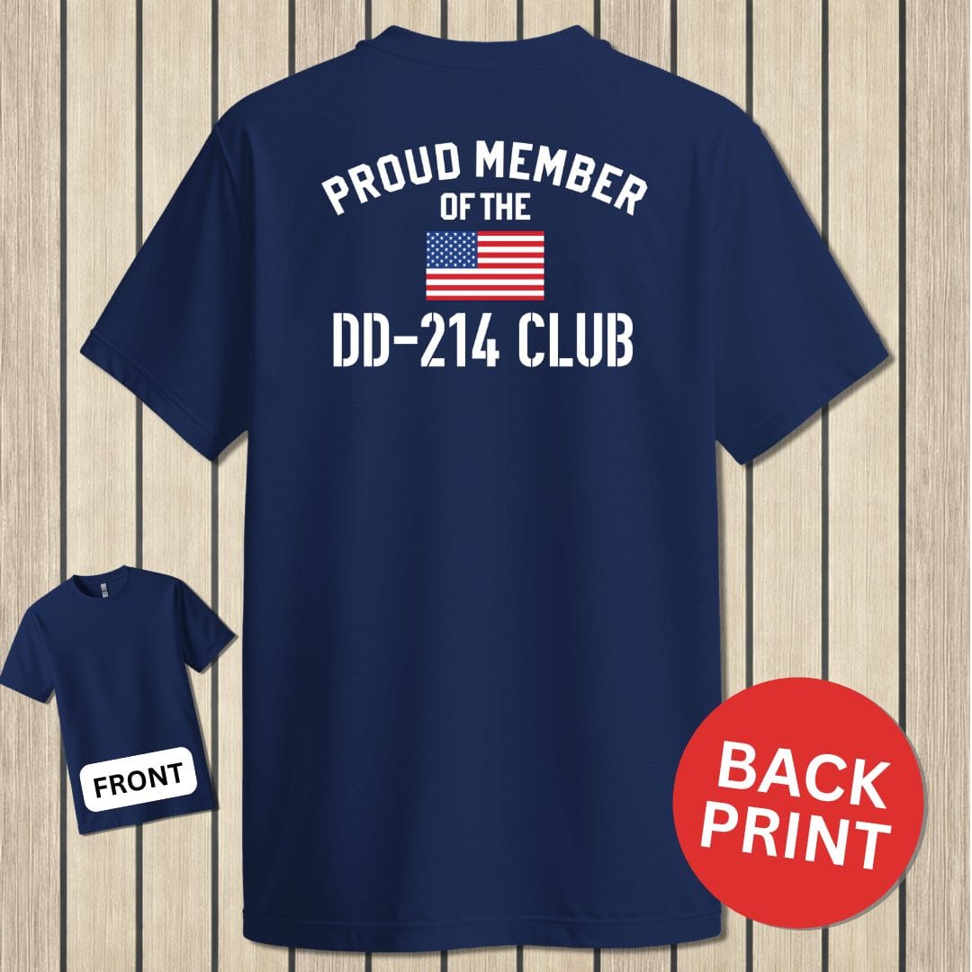 NavyHumor Classic Tee Navy / S DD-214 Club