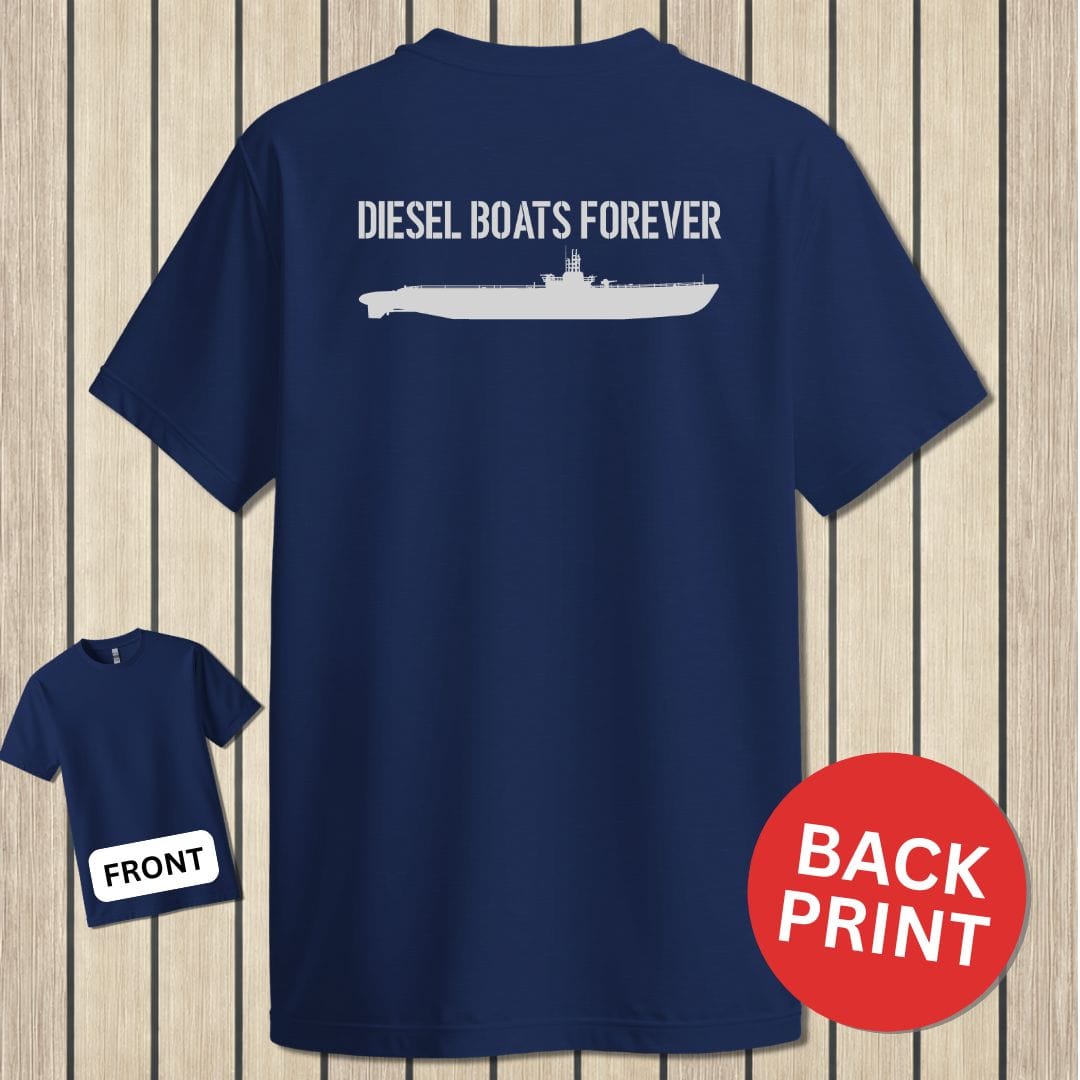 NavyHumor Classic Tee Navy / S Diesel Boats Forever
