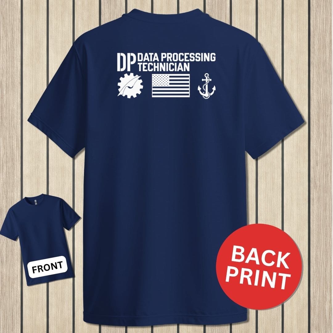 NavyHumor Classic Tee Navy / S DP - Flag & Anchor