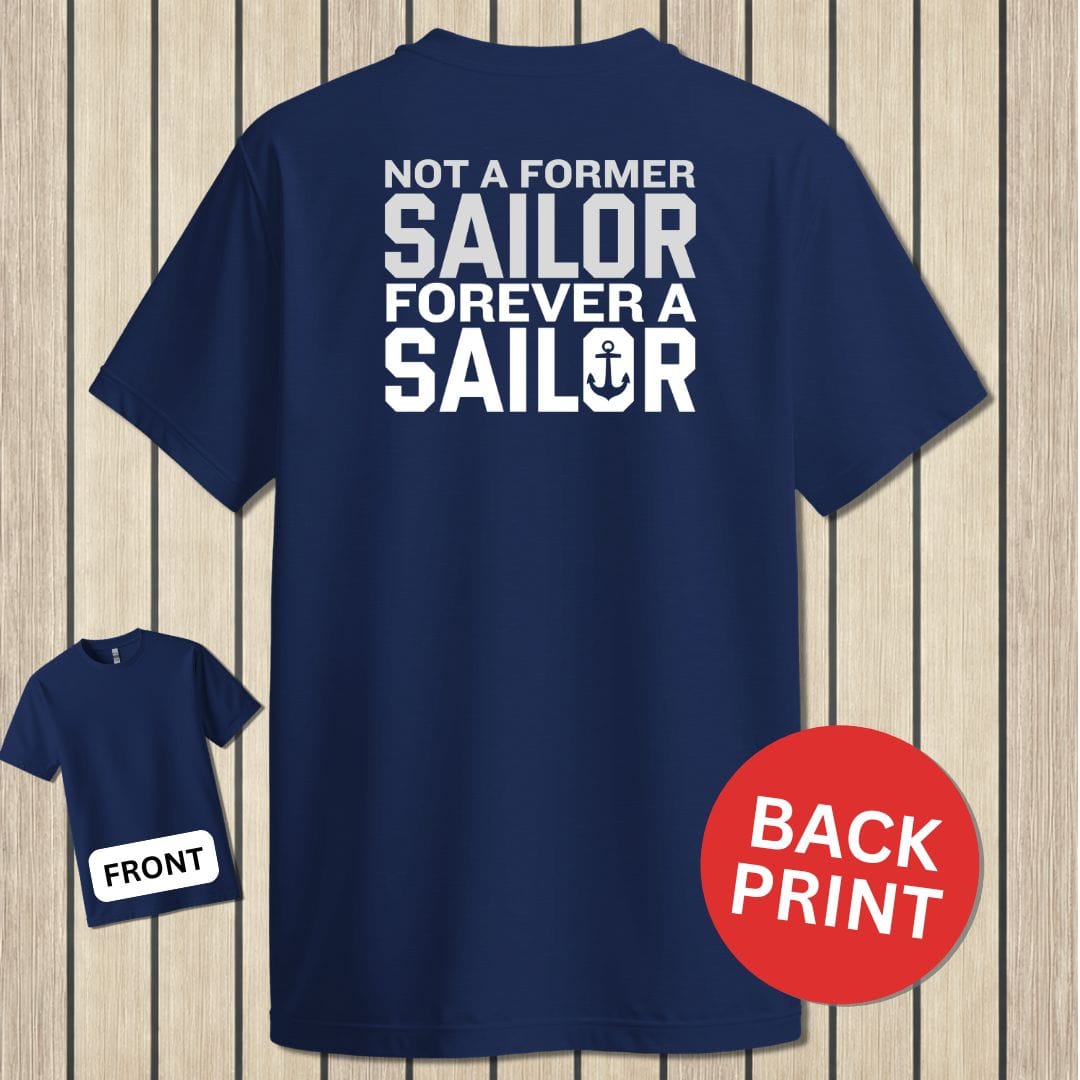 NavyHumor Classic Tee Navy / S Forever A Sailor
