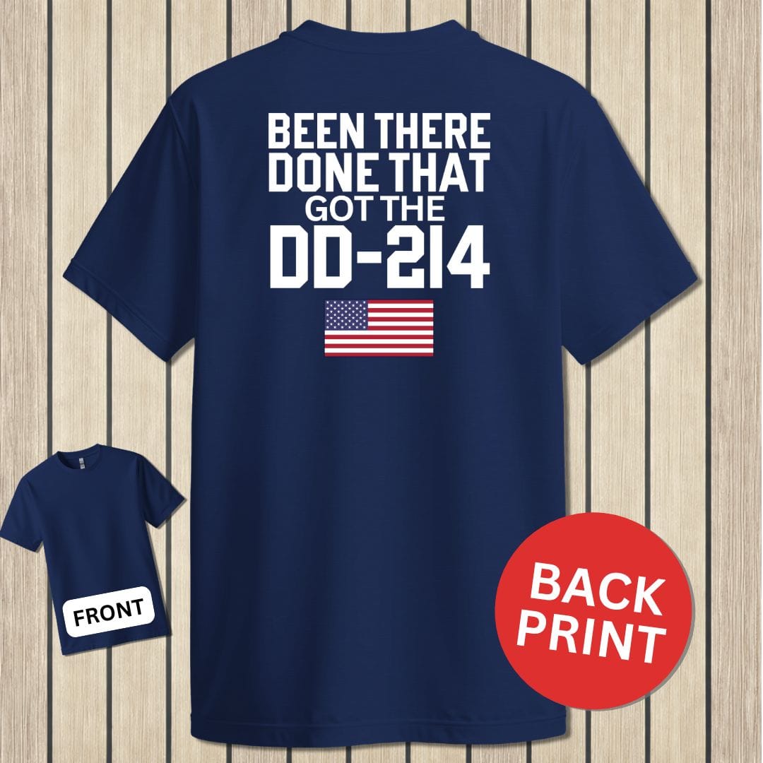 NavyHumor Classic Tee Navy / S Got The DD-214