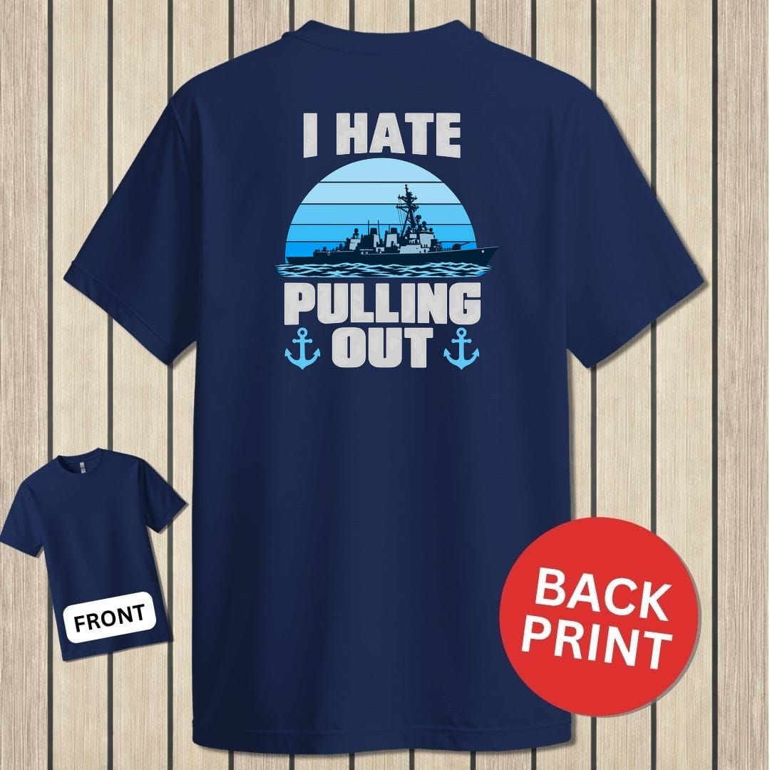 NavyHumor Classic Tee Navy / S I Hate Pulling Out
