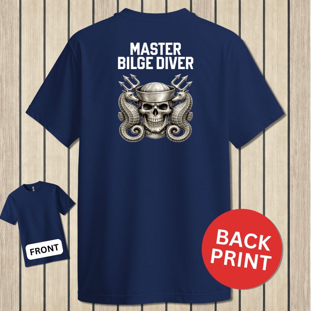 NavyHumor Classic Tee Navy / S Master Bilge Diver