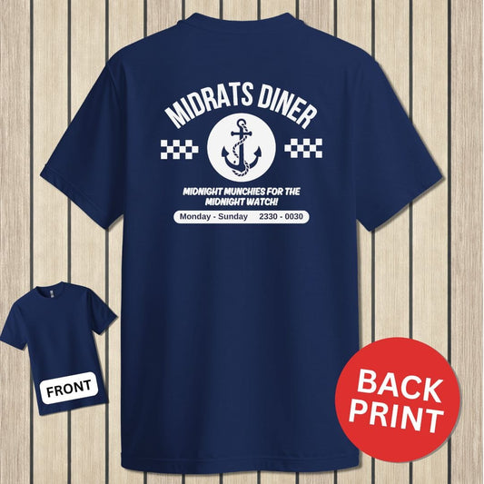 NavyHumor Classic Tee Navy / S MIdrats Diner - Anchor