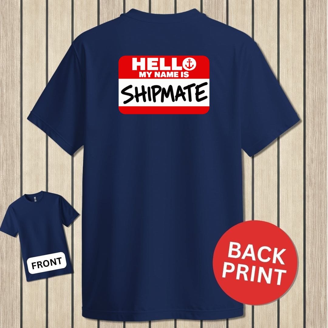 NavyHumor Classic Tee Navy / S My Name Is Shipmate