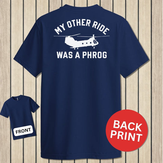NavyHumor Classic Tee Navy / S My Other Ride Was A Phrog