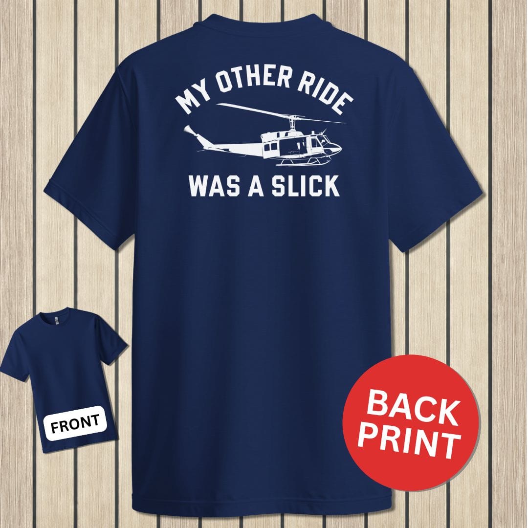 NavyHumor Classic Tee Navy / S My Other Ride Was A Slick