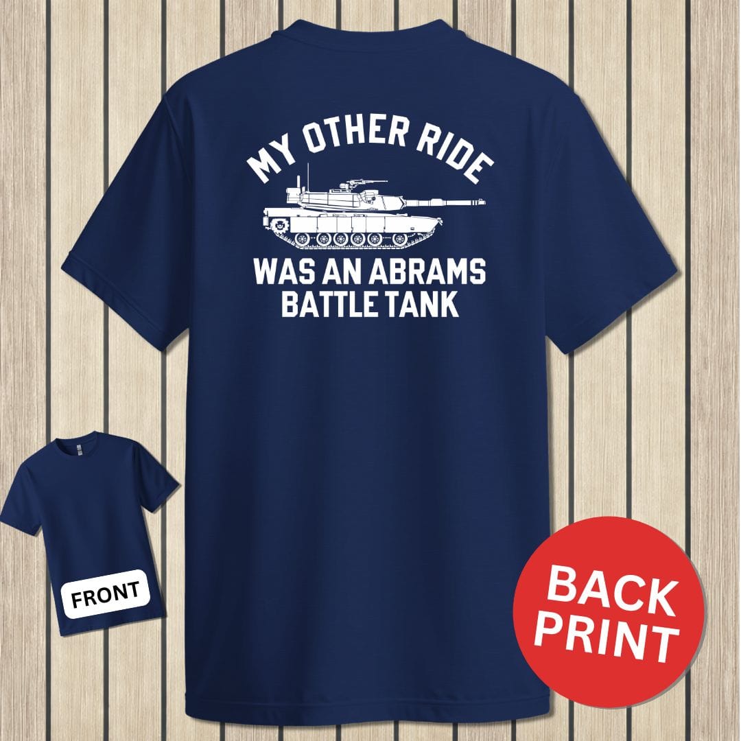 NavyHumor Classic Tee Navy / S My Other Ride Was An Abrams
