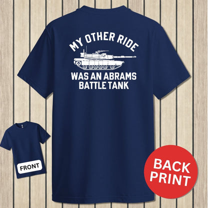 NavyHumor Classic Tee Navy / S My Other Ride Was An Abrams