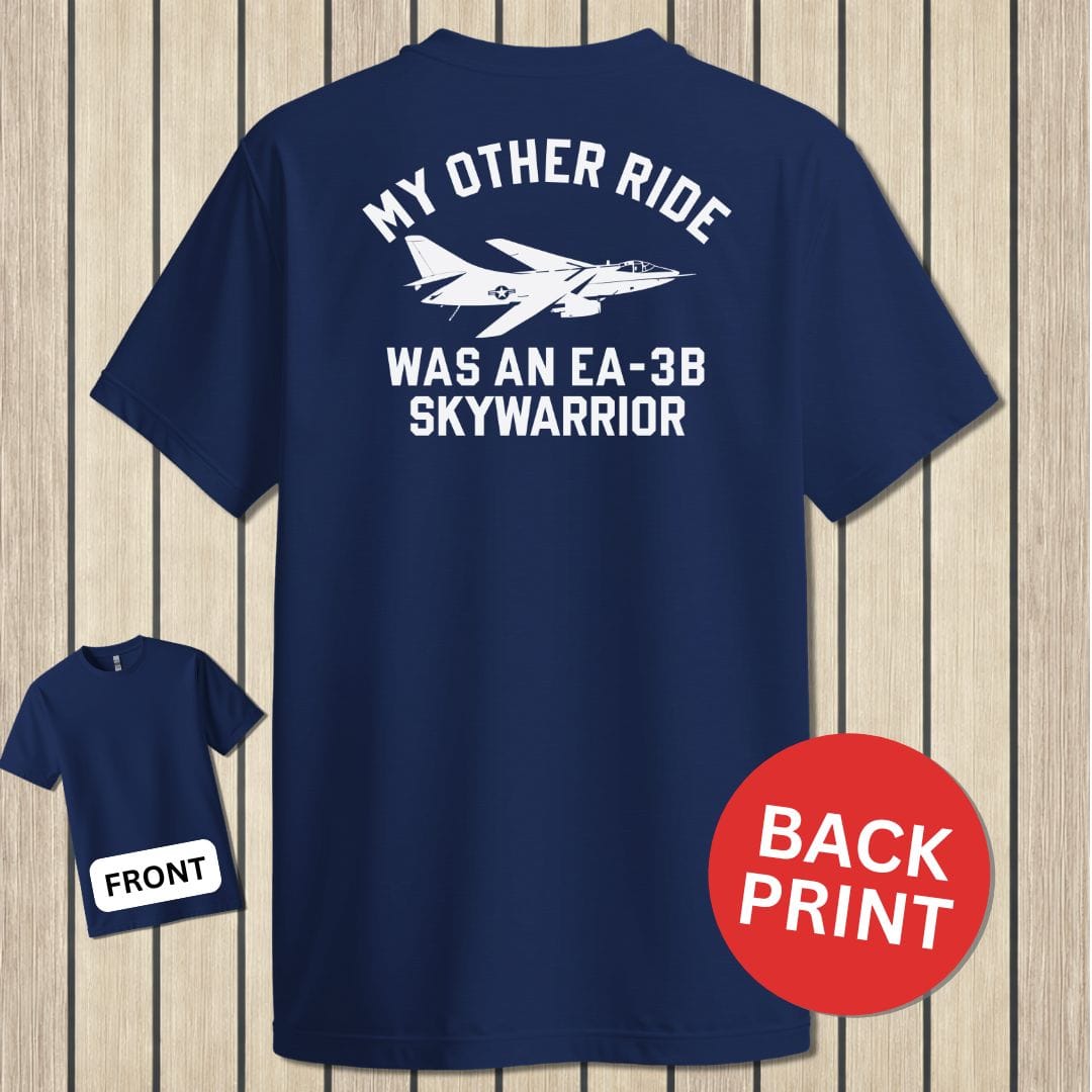 NavyHumor Classic Tee Navy / S My Other Ride Was An EA-3B Skywarrior