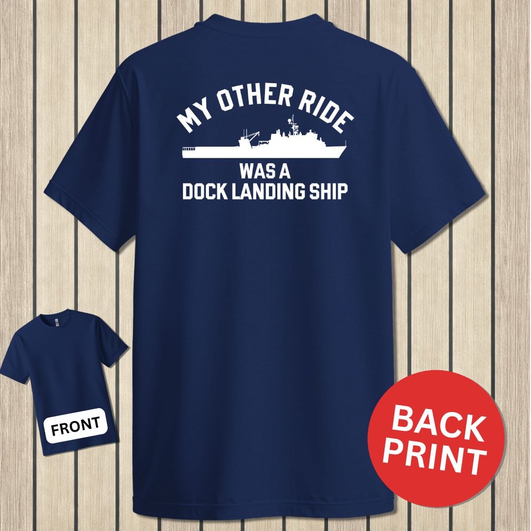 NavyHumor Classic Tee Navy / S My Other Ride Was An LSD (Harper's Ferry-class)