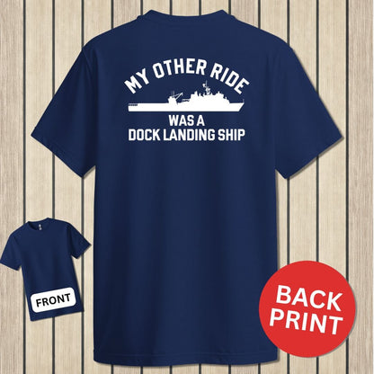 NavyHumor Classic Tee Navy / S My Other Ride Was An LSD (Harper's Ferry-class)