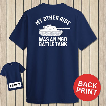 NavyHumor Classic Tee Navy / S My Other Ride Was An M60