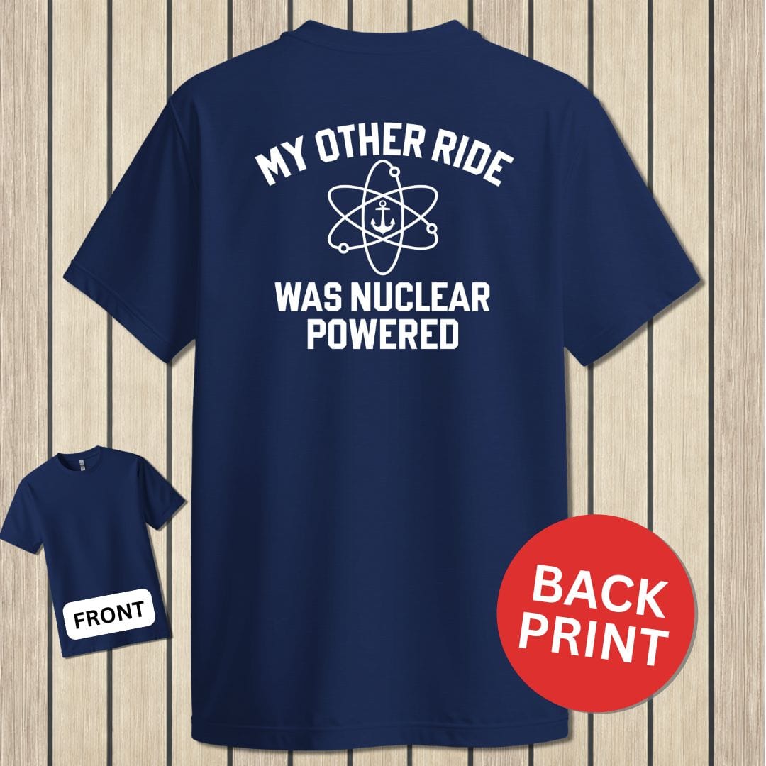 NavyHumor Classic Tee Navy / S My Other Ride Was Nuclear Powered