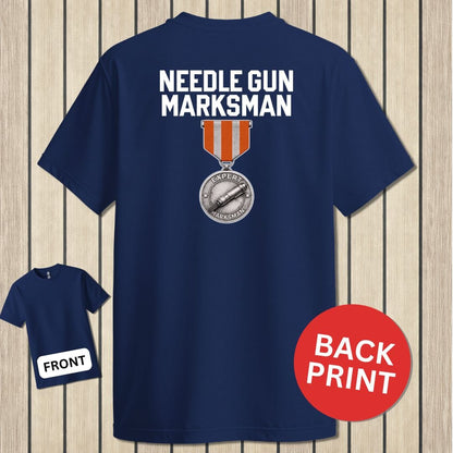 NavyHumor Classic Tee Navy / S Needle Gun Marksman